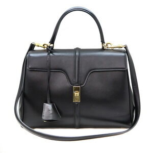 Celine Seize bag black gold leather